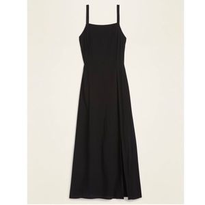 Black Maxi Dress with slit